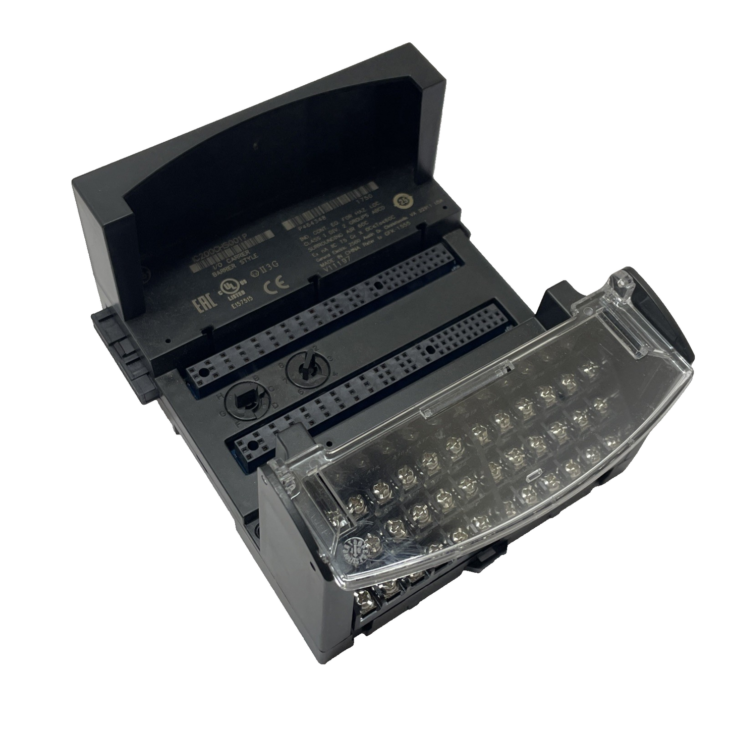 GE Fanuc IC200CHS001P VersaMax Barrier-Style I/O Carrier (36 Terminals)