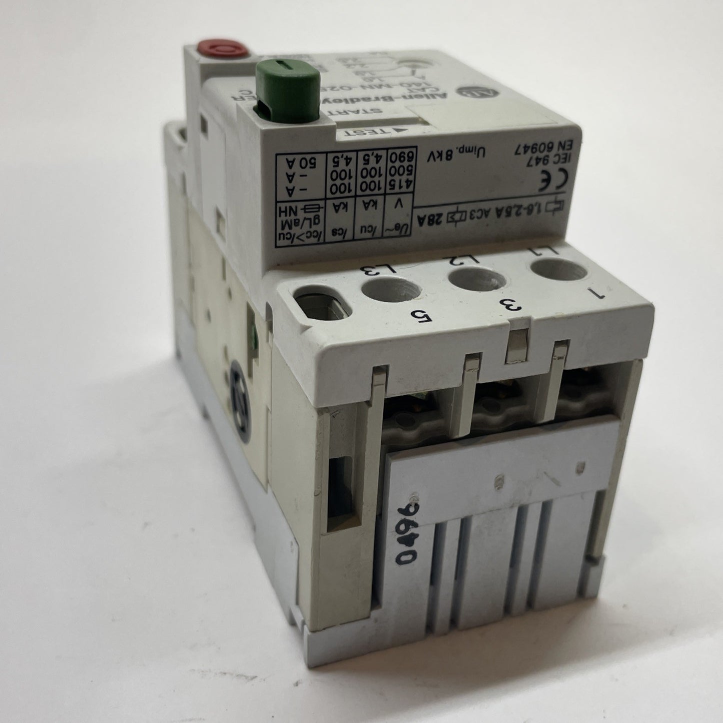 Allen-Bradley 140-MN-0250 Series C Manual Motor Starter 1.6-2.5A IEC