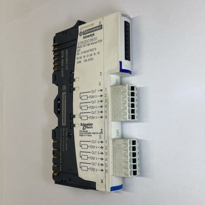 Schneider STBDDO3600 Digital Output Module 24VDC 6Pt Source w/ STB XBA 1000 BASE