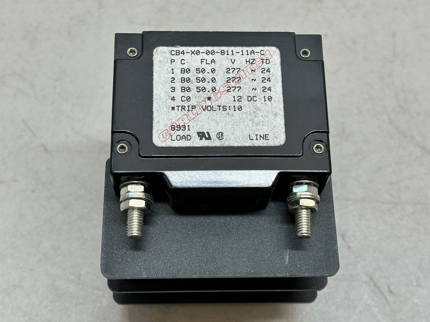 CARLING SWITCH CB4-X0-00-811-11A-C / BOLT IN CIRCUIT BREAKER 50A 277V 4POLE NEW