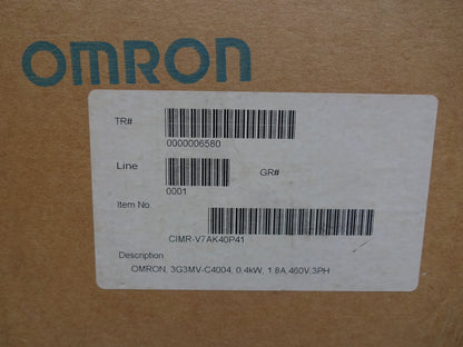 OMRON 3G3MV-C4004 / SYSDRIVE INVERTER 400V / 3PH / 0.55KW / NEW IN BOX