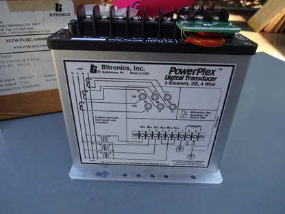 BITRONICS MTWIN3B POWERPLEX DIGITAL TRANSDUCER MTWIN3B-S520-VD10 / NEW WITH BOX
