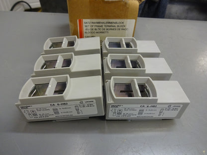 SPRECHER+SCHUH CA6-HB2 / FRAME TERMINAL BLOCK SET / NEW BOX OF 2