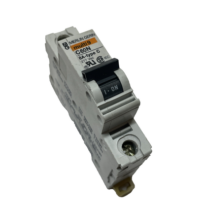 Merlin Gerin C60N-24431 8A Type C MCB 277VAC