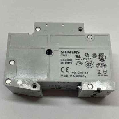 Siemens 5SX2 203-7 / 5SX2203-7 2-Pole Miniature Circuit Breaker 3A 400V C3