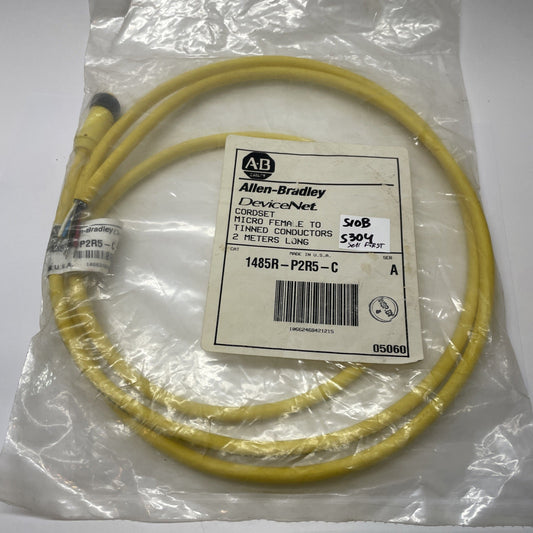 Allen-Bradley 1485R-P2R5-C DeviceNet Thin Media Cordset 2 m