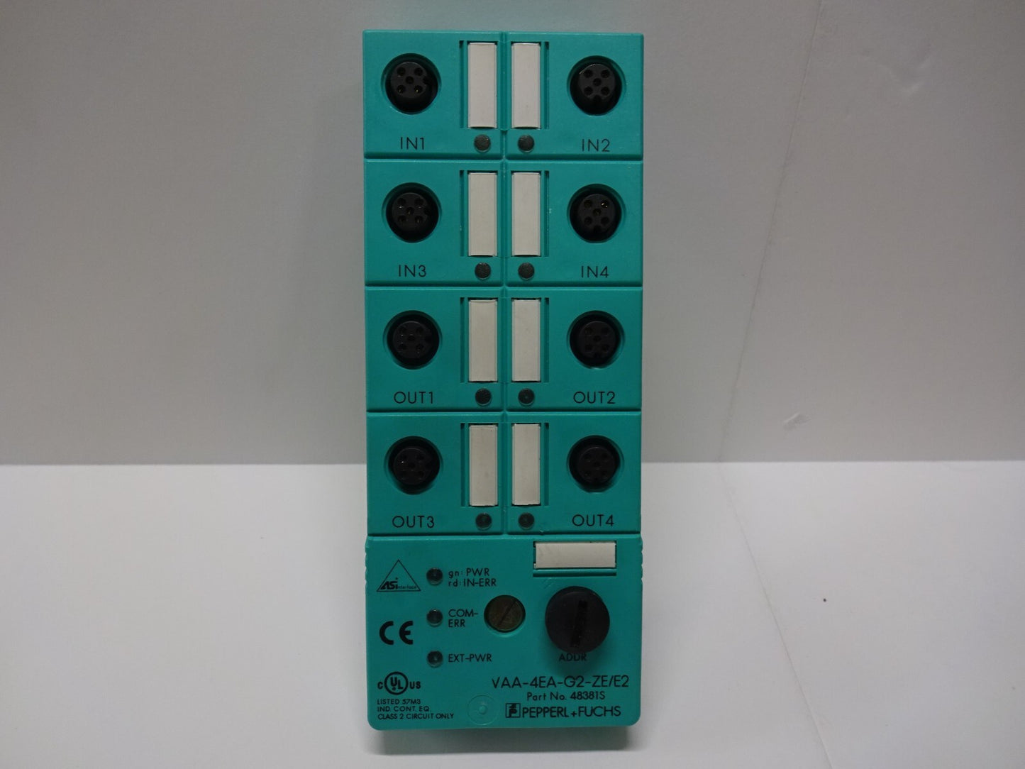 PEPPERL + FUCHS VAA-4EA-G2-ZE/E2 / 48381S / AS-INTERFACE SENSOR ACTUATOR MODULE