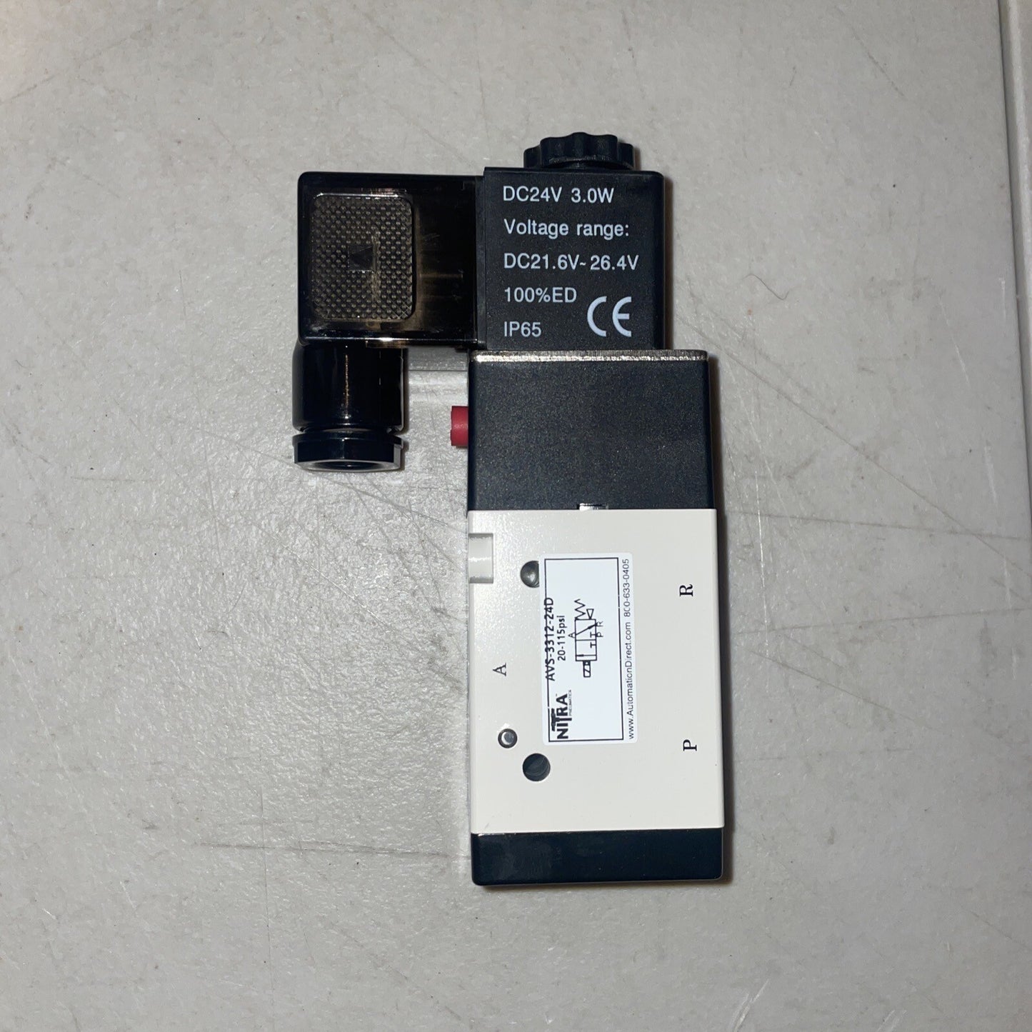 US Stock DC 12V Pneumatic Electric Solenoid Air Valve 5 Way 2 Position 4V210-08