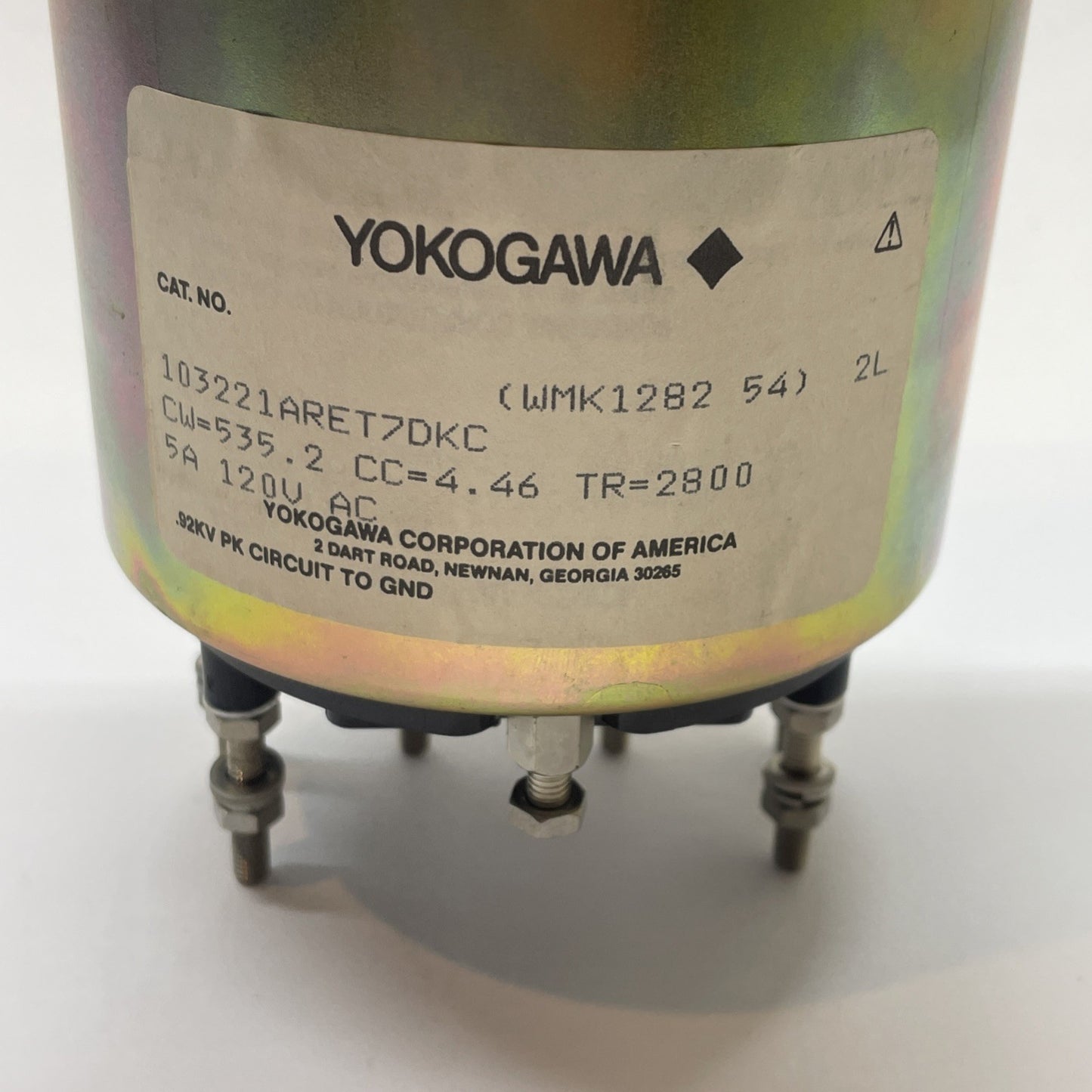 GE Yokogawa 103221ARET7DKC 0-3000 AC Kilowatts Meter 5A 120VAC