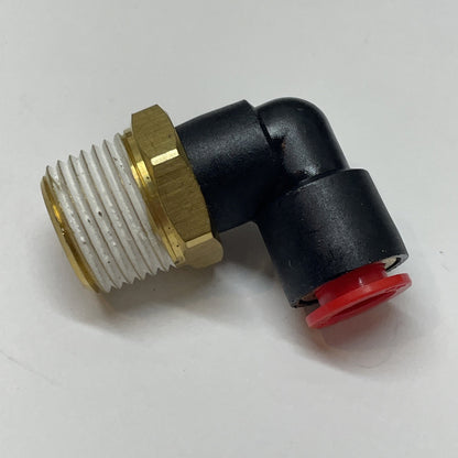 (LOT OF 39) SMC KQL11-37S One-Touch Male Elbow Fitting 3/8″ Rc (1/2″ NPT)