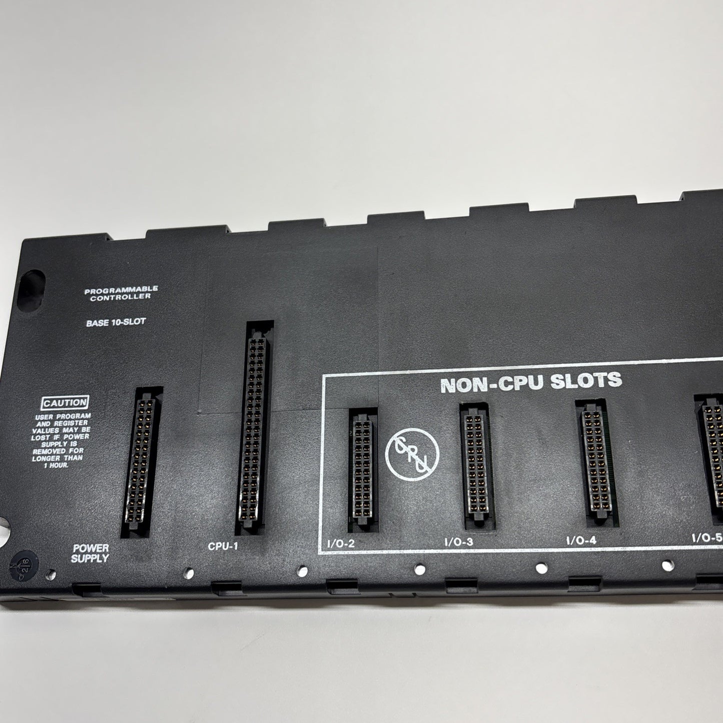 GE Fanuc IC693CHS391N Series 90-30 10-Slot EMI Enhanced PLC Baseplate