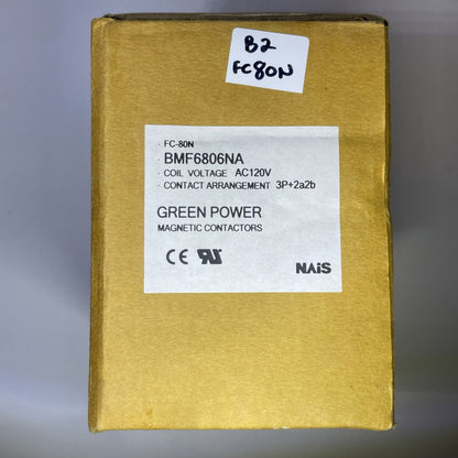 Green Power Magnetic Contactor, FC-80N / BMF6802N
