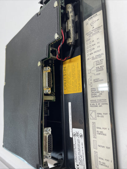 FANUC IC697CGR935-CB CENTRAL PROCESSOR UNIT (W/ KEYS) CGR935 WITH 1 MEG MEMORY