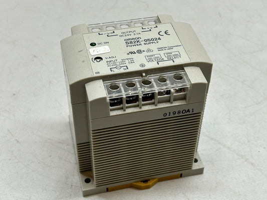 Omron S82K-05024 50W DIN Rail Switching Power Supply 24V 2.1A