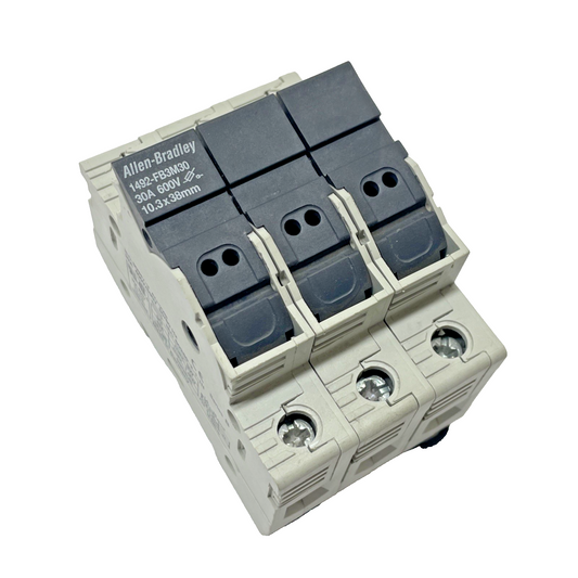 Allen-Bradley 1492-FB3M30 Fuse Holder 3-Pole 30A Midget Fuse