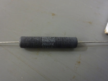 (LOT OF 78) DALE RWR78S2R61FR Fixed Wire-Wound Resistor MIL-Spec RWR78 Series