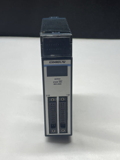 GE Fanuc RX3i IC694MDL752A 32-Point Negative Logic Output Module