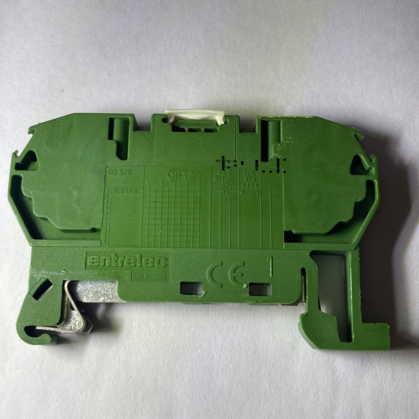 ENTRELEC  D2.5/5.P.4L LOT OF 3 TERMINAL BLK TYPE D2.5/5.P.2L 2612 AWG