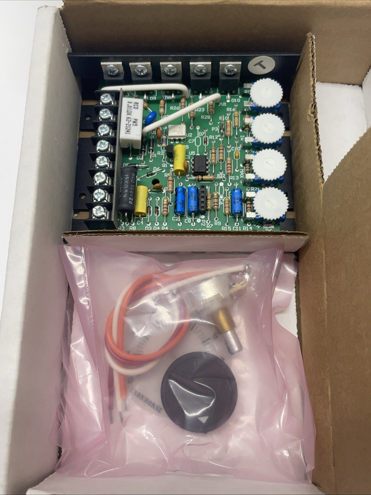 IRONHORSE GSD4-240-5C General Purpose DC Drive, 120/240 VAC Input, 5.5 A Output