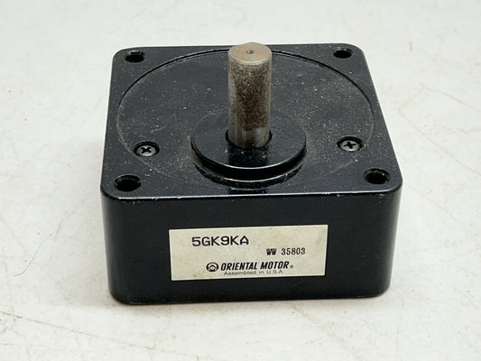 ORIENTAL MOTOR 5GK9KA / GEARHEAD PARALLEL SHAFT RATIO 9:1 OUTPUT SHAFT DIAMETER