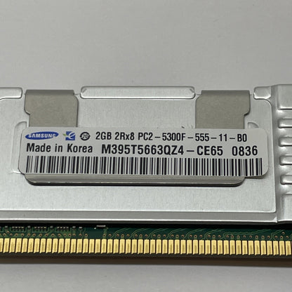 (LOT OF 8) Samsung  M395T5663QZ4-CE65  2 GB 2Rx8 PC2-5300F Server Memory