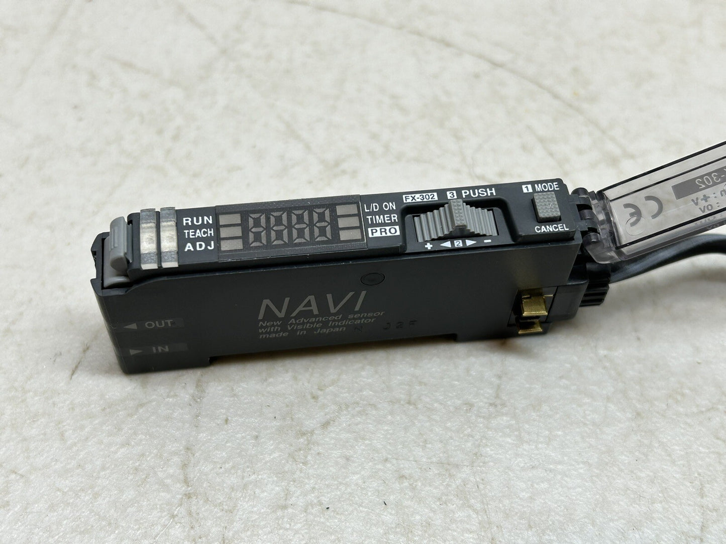 SUNX FX-302 / NAVI DIGITAL FIBER AMPLIFIER FX-300 / USED AS SAMPLE UNIT ONLY