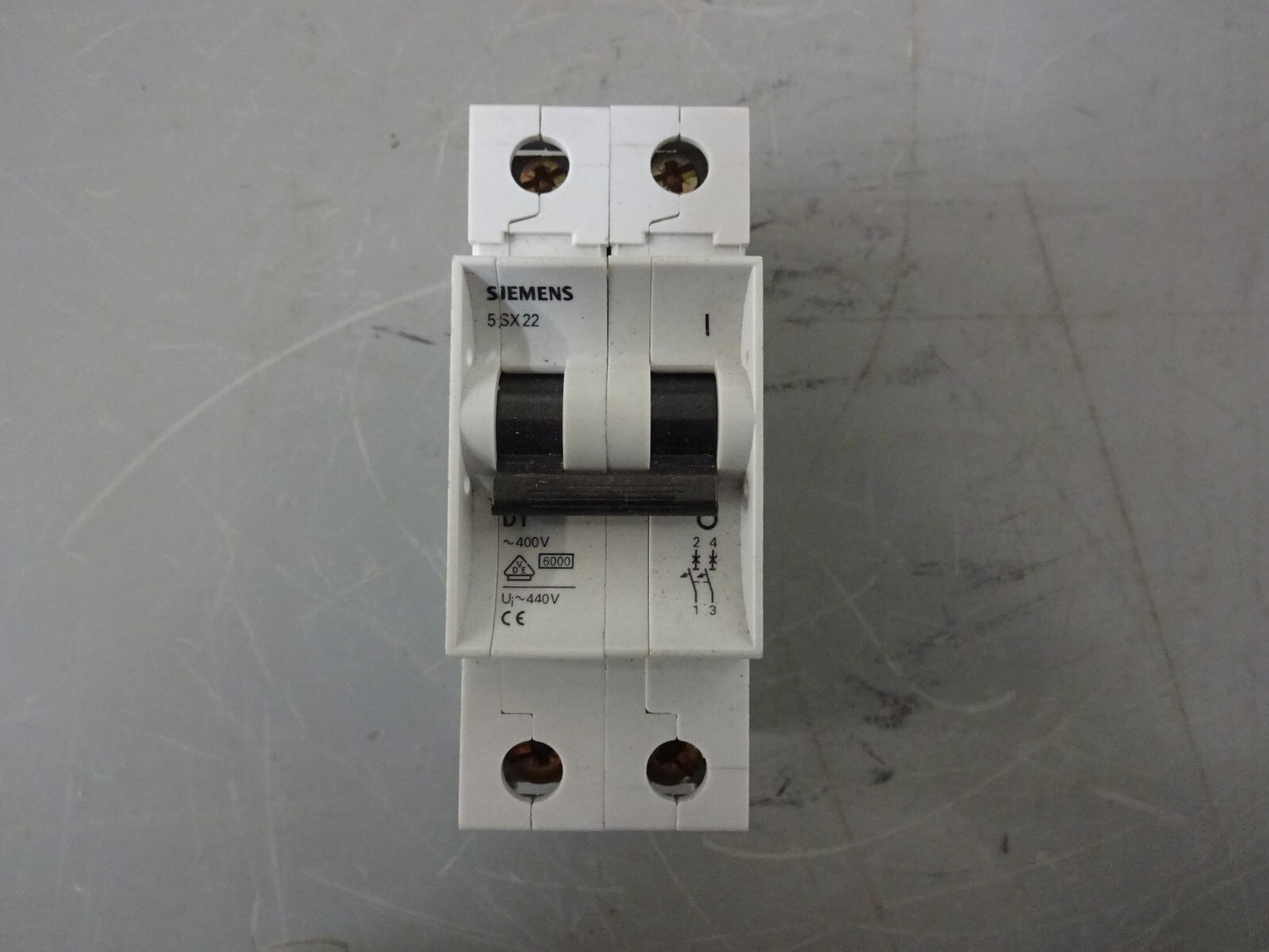 SIEMENS 5SX22 / 2P 400V D1 CIRCUIT BREAKER