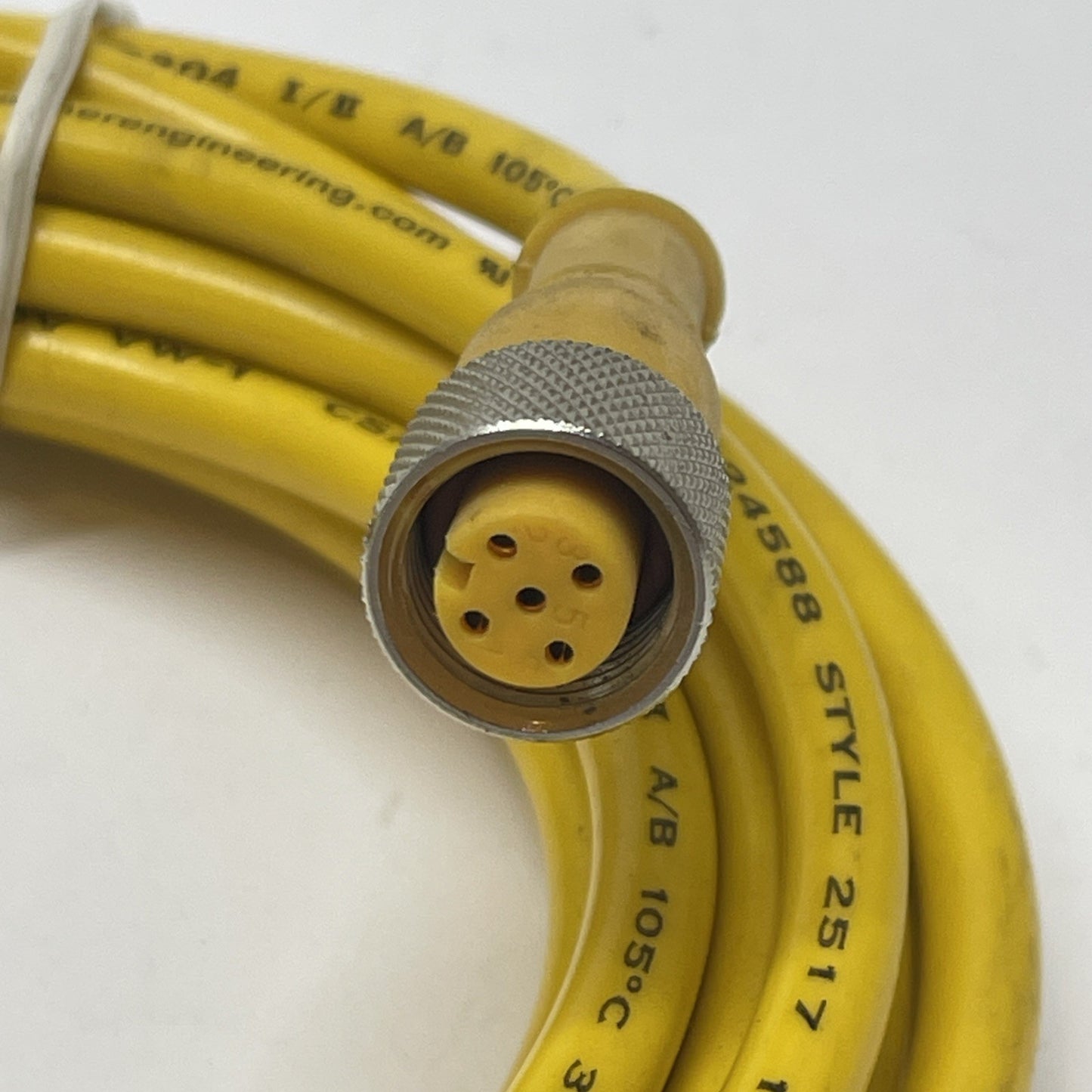 Banner MQDC1-515 / 47812 M12 5-Pin Female Straight Cordset 5 m Yellow