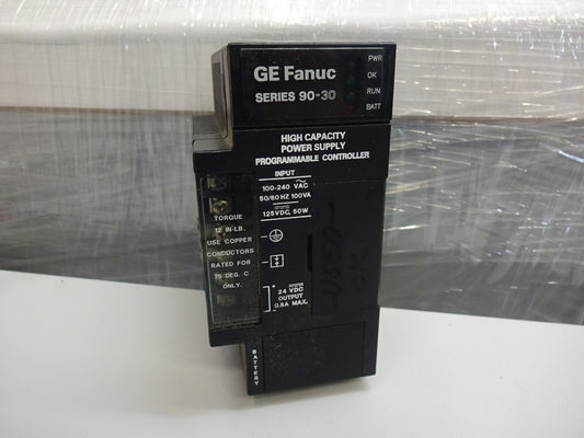 GE FANUC IC693PWR330C / IC693PWR330 POWER SUPPLY 120/240VAC HI-CAP 30W
