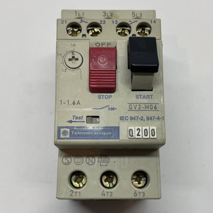 TELEMECANIQUE GV2-M06 1-1.6A MOTOR STARTER