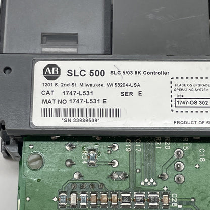 Allen Bradley SLC 5/03 1747-L531 SER E SLC 500 CPU