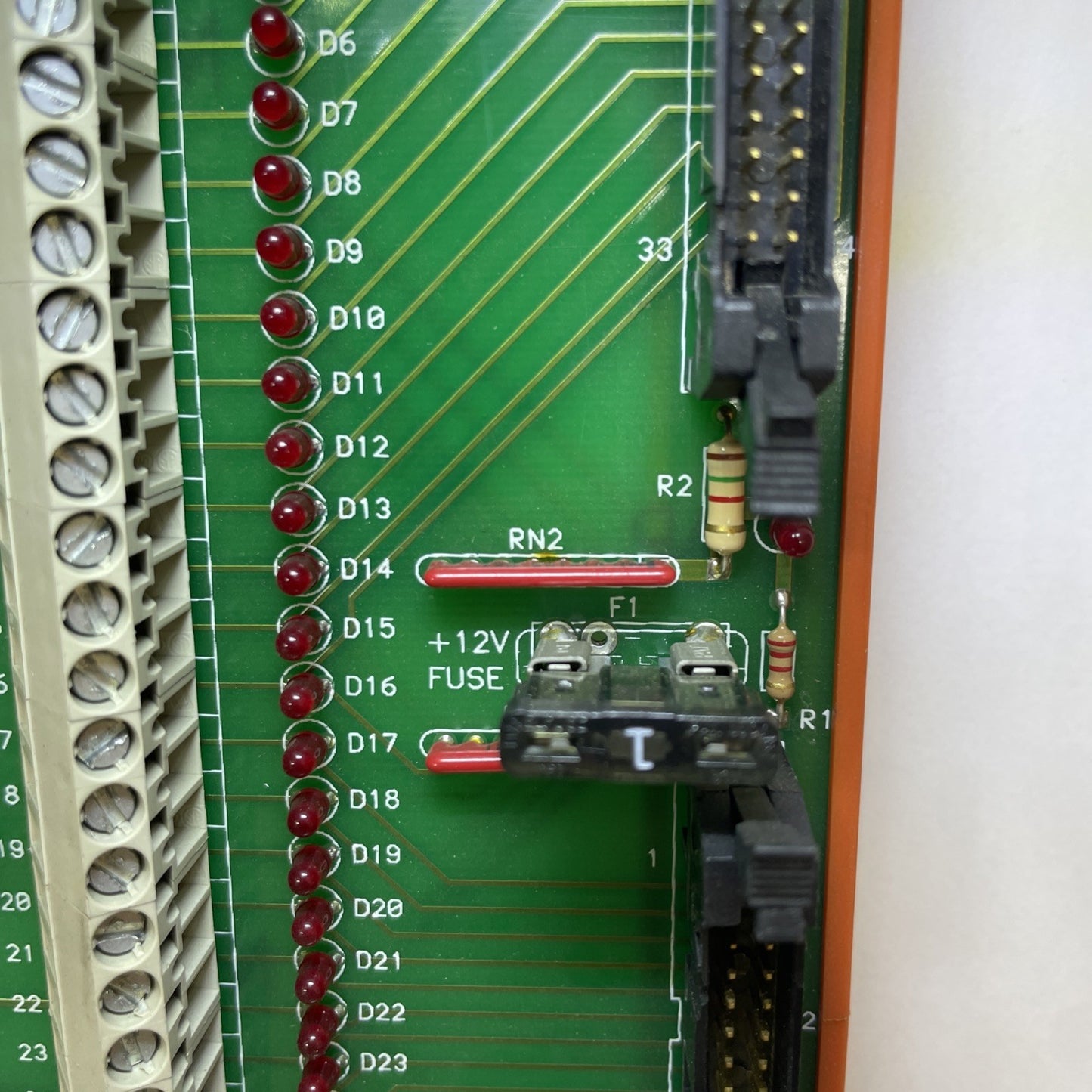 Quipp P3311-16450-G DIN Rail Mounted I/O Terminal Bd P331116450G