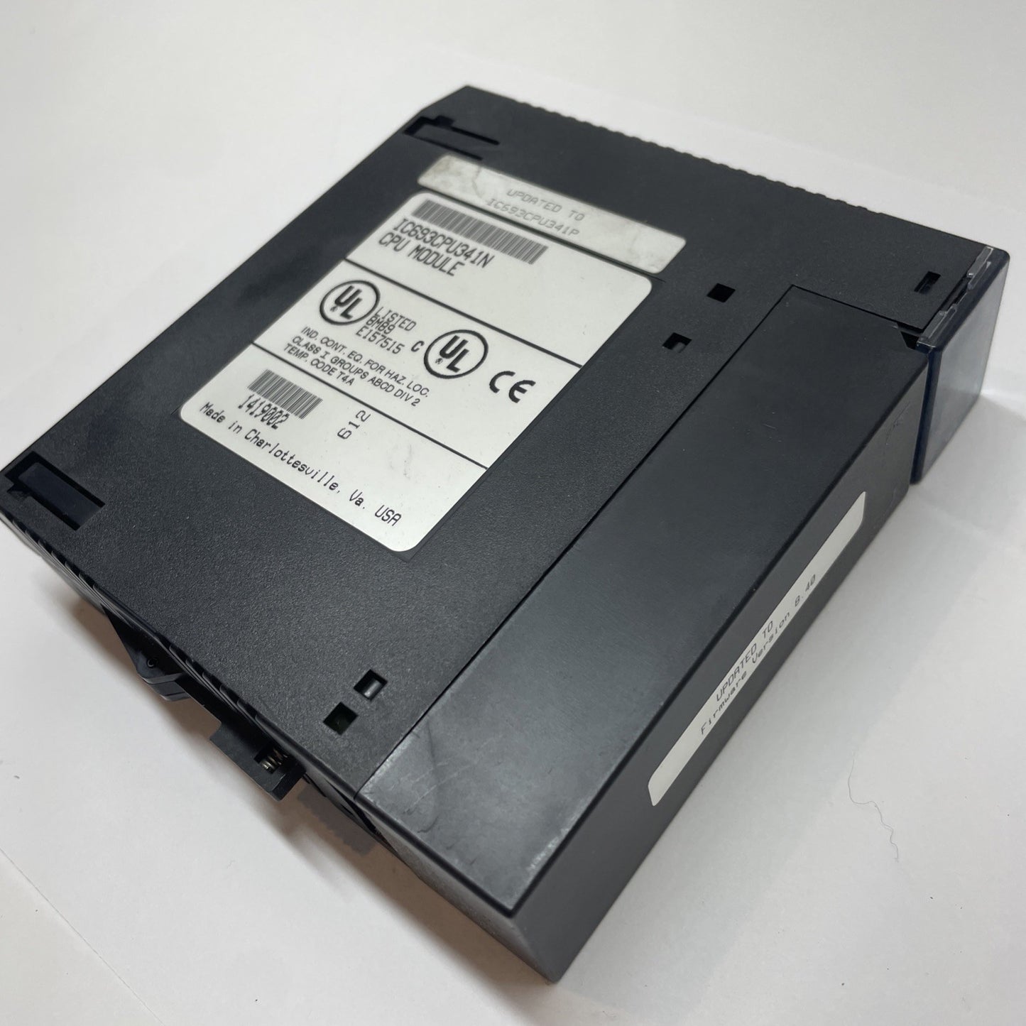 GE Fanuc IC693CPU341P CPU Module Series 90-30 20 MHz 80C188XL Single-Slot PLC