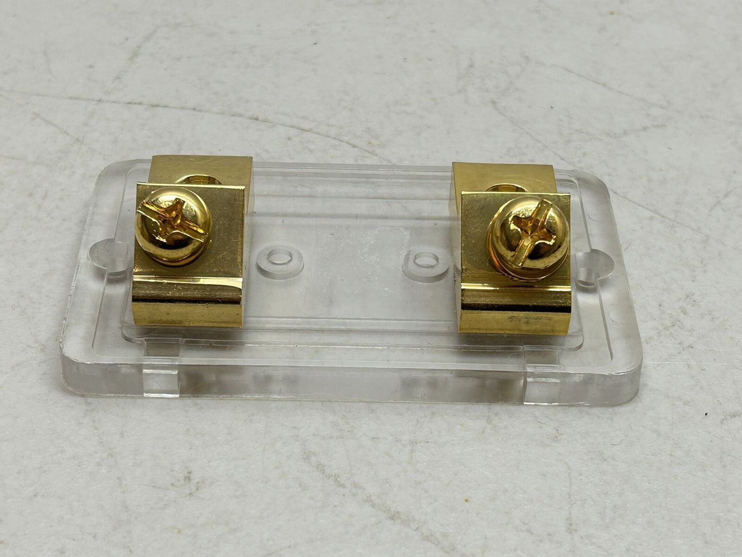 PROMARINER 88120 / 1-POSITION GOLD PLATED ANL FUSE HOLDER / MISSING 2 SCREWS
