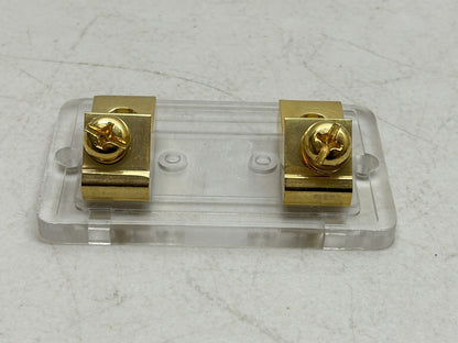 PROMARINER 88120 / 1-POSITION GOLD PLATED ANL FUSE HOLDER / MISSING 2 SCREWS