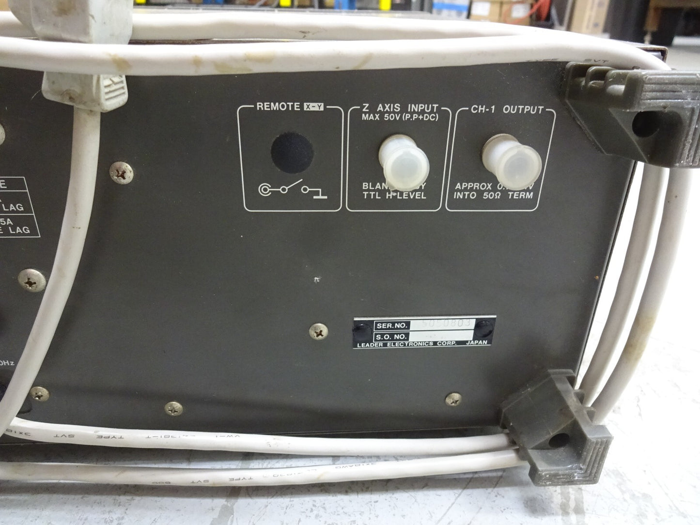 LEADER LBO-522 OSCILLOSCOPE  20 MHZ