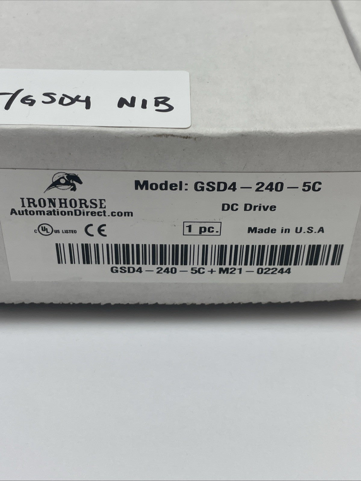 IRONHORSE GSD4-240-5C General Purpose DC Drive, 120/240 VAC Input, 5.5 A Output