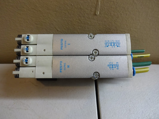 FESTO VMPA2-FB-EMS-4 / WITH 537952 M / 537956 E AND 538000 SUB BASE MANIFOLD