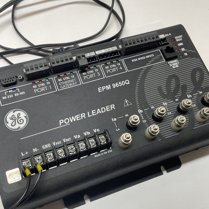 GE NEXUS 1250-G-D2-60HZ-INP10-2MEG / EPM 9650Q Power Leader 90-276 VAC/DC 10A