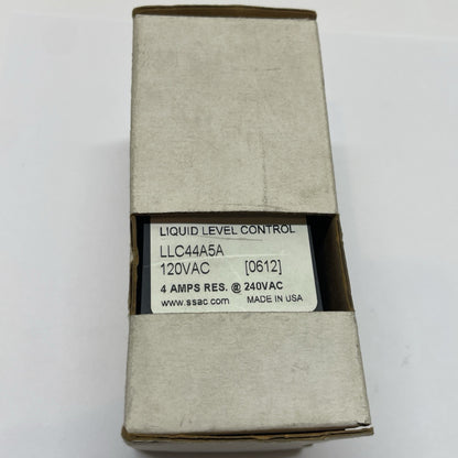 SSAC LLC44A5A Liquid Level Control 120VAC SPDT Octal Plug-In