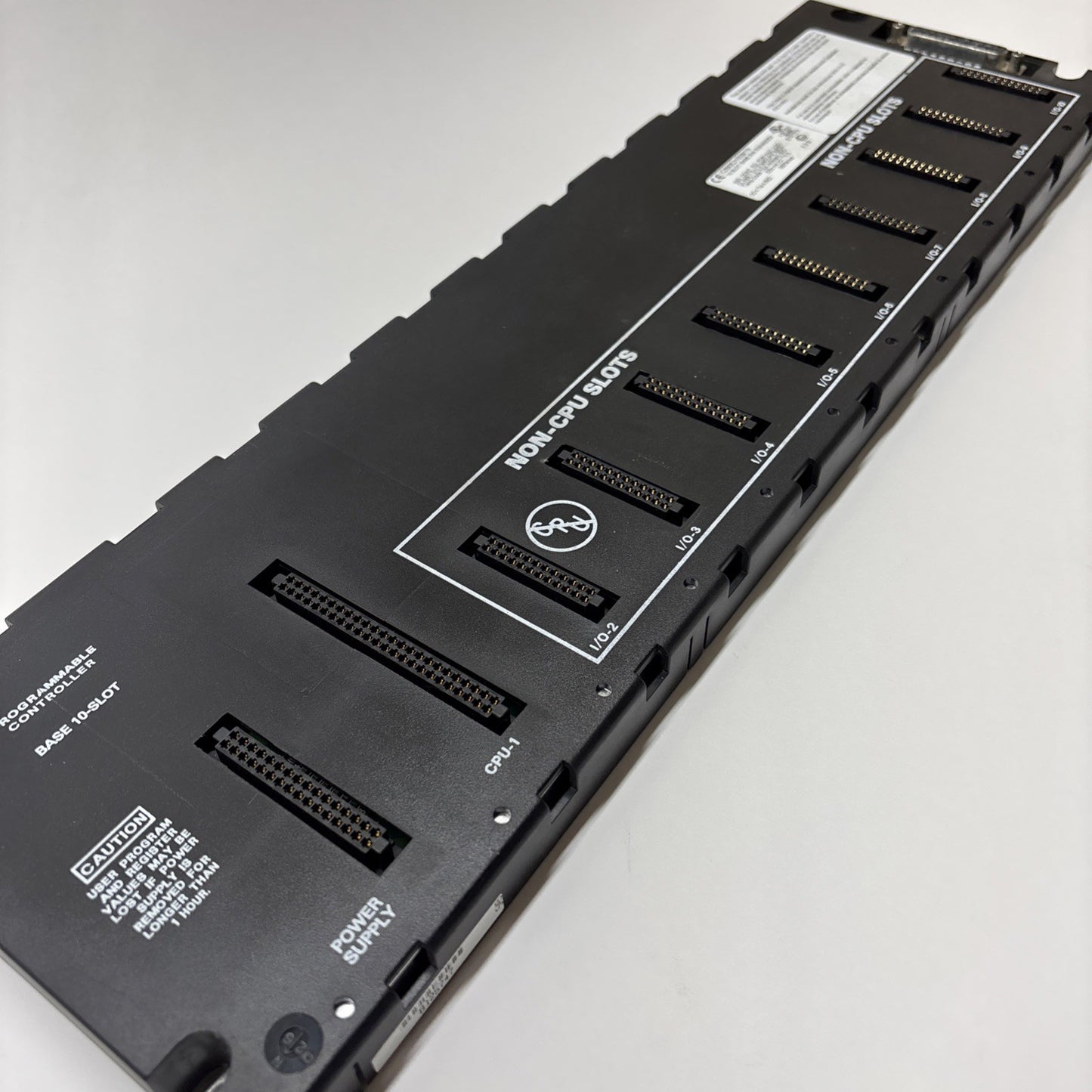 GE Fanuc IC693CHS391N Series 90-30 10-Slot EMI Enhanced PLC Baseplate