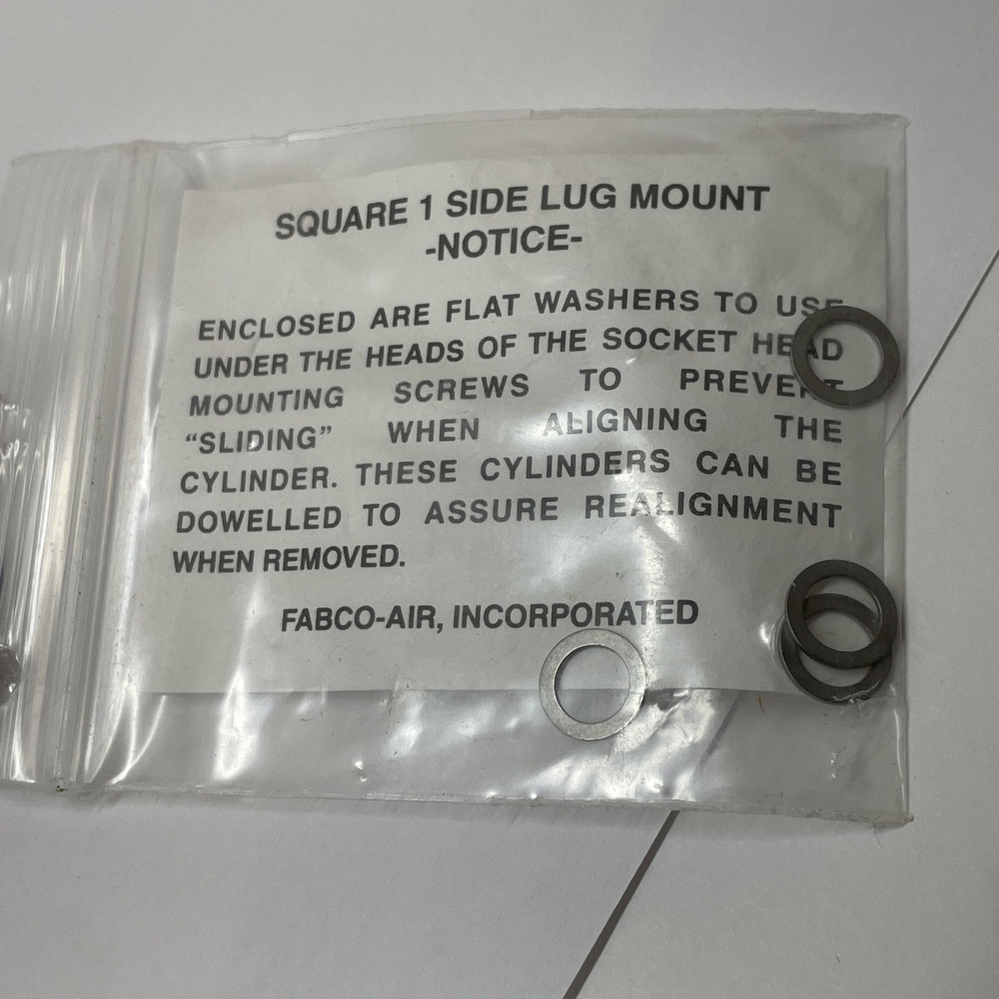 Fabco-Air  SQL-221X1-LFR-RS  Side-Lug Cylinder Adjustable Retract 1-5/8″ Bore