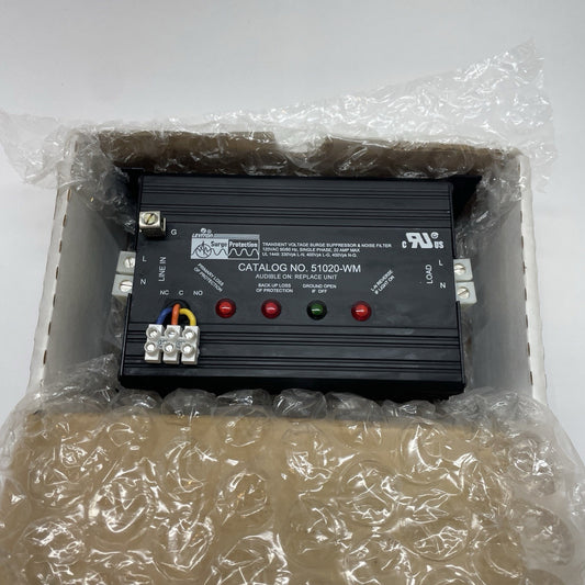 Leviton 51020-WM Transient Voltage Surge Suppressor & Noise Filter, 120VAC 20A
