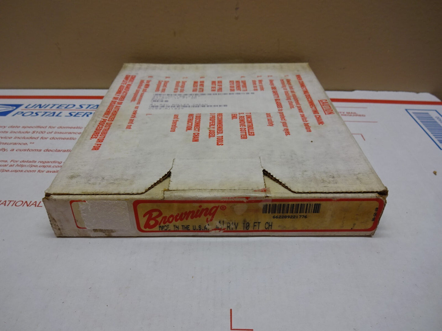 BROWNING 41 RIV 10 FT / 41RIV LUBRICATED RIVETED ROLLER CHAIN / NEW