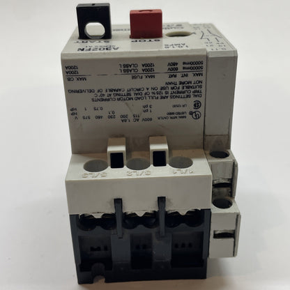 Cutler Hammer A302FN Manual Motor Starter Protector 1.0-1.6A 3-Pole w/ C320MSC3