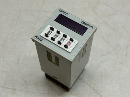 NAIS AQM4325 / QM4HG-U1C-240V DIGITAL TIMER WITH AT78041 SOCKET RELAY / NEW