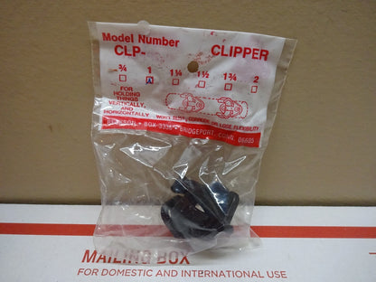 BECKSON CLIPPER CLP-1 / 1" HOLDING CLIPS HANG ITEMS HORIZONTAL OR VERTICAL / NEW