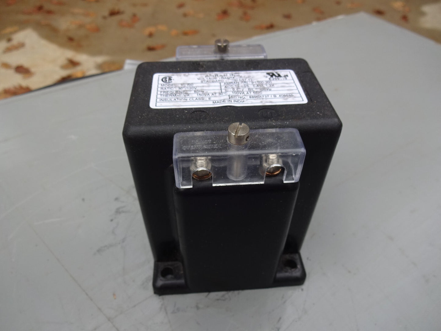AMRAN PT100-300 / PT100 VOLTAGE TRANSFORMER / RATIO 300/120V  150VA