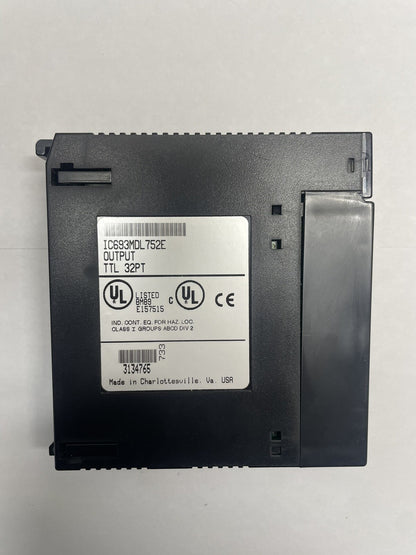 GE Fanuc IC693MDL752E 32-Point Negative Logic DC Output Module 5/12/24 V