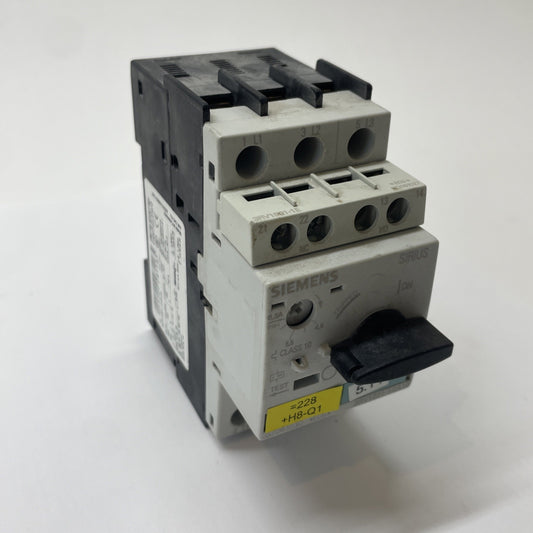Siemens 3RV1021-1GA10 Motor Protection Circuit Breaker 4.5-6.3 A